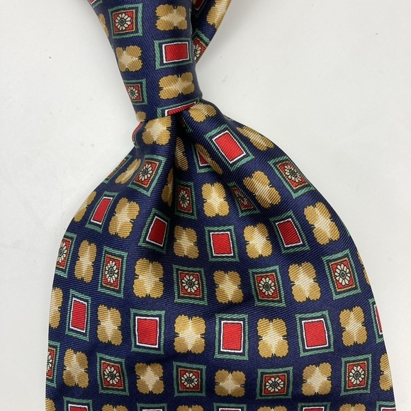 Vintage Silk Necktie Tie Made Italy 100%silk - Picture 2 of 6
